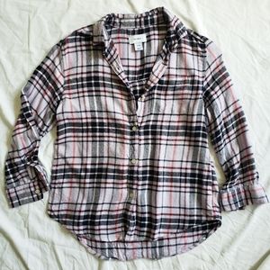 Old Navy Egyptian cotton plaid shirt